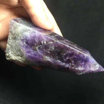 2019 decoration noel Healing stone 316g Natural Minerals Amethyst Single Point Wand
2019 decoration noel Healing stone 316g Natural Minerals Amethyst Single Point Wand