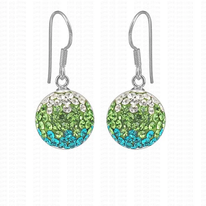 JEXXI Free shipping 12mm green 925 hook full cz rhinestones pendant silver earring 925 rhinestone silver charms 925 earrings
JEXXI Free shipping 12mm green 925 hook full cz rhinestones pendant silver earring 925 rhinestone silver charms 925 earrings