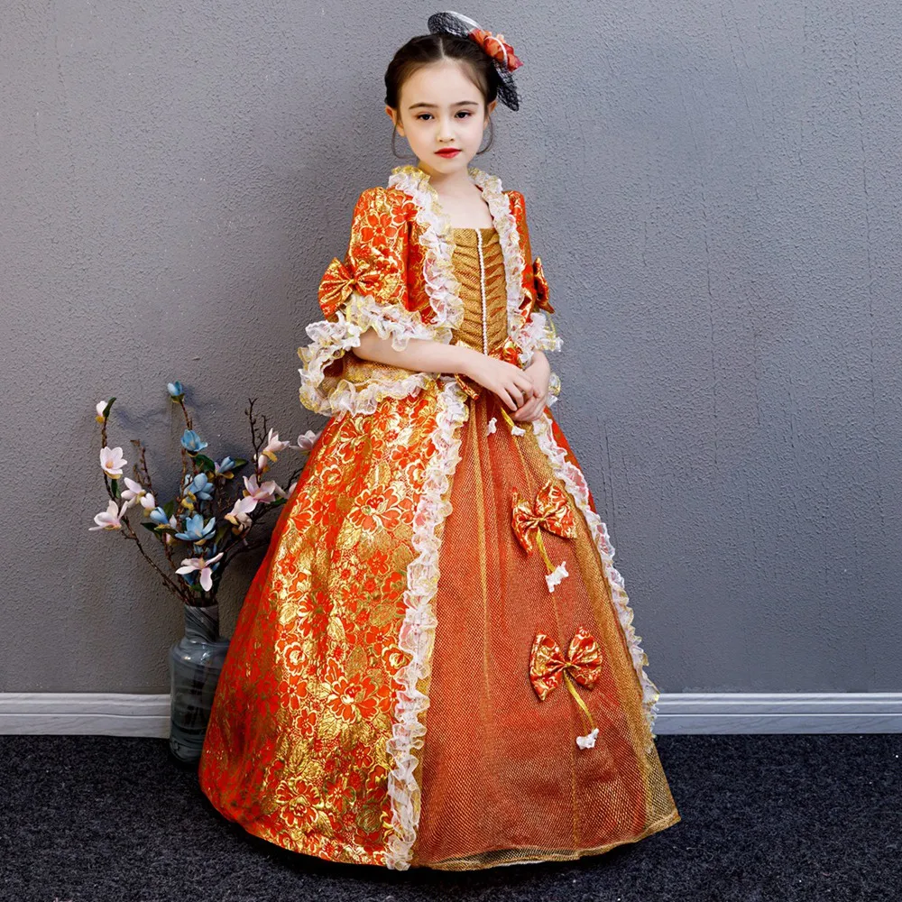 Cosplay Lolita Rococo Victorian Princess Costume Kid's Dress Outfits Costume Golden Vintage Cosplay Party Birthday 
Cosplay Lolita Rococo Victorian Princess Costume Kid's Dress Outfits Costume Golden Vintage Cosplay Party Birthday