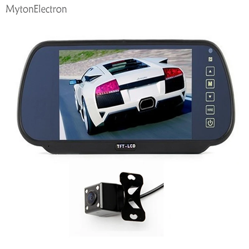 7" TFT LCD Color Screen 7 inch Car Monitor Rearview Mirror + Night Vision Car Rear View Camera 170 Wide Angle Car Backup Parking
7" TFT LCD Color Screen 7 inch Car Monitor Rearview Mirror + Night Vision Car Rear View Camera 170 Wide Angle Car Backup Parking