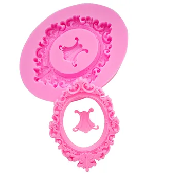 Oval Frame Embossed Mold Silicone Soap Clay DIY Mould For Cake Chocolate Fondant Sugarcraft Candy Decor Molds Baking Tool
Oval Frame Embossed Mold Silicone Soap Clay DIY Mould For Cake Chocolate Fondant Sugarcraft Candy Decor Molds Baking Tool