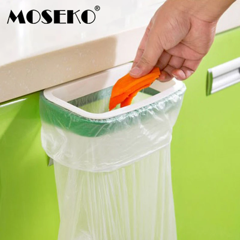 MOSEKO Hanging Garbage Bag Holder Kitchen Cupboard Stand Trash Storage Rack Plastic Kitchen Hanging Trash Rack for Garbage Bags
MOSEKO Hanging Garbage Bag Holder Kitchen Cupboard Stand Trash Storage Rack Plastic Kitchen Hanging Trash Rack for Garbage Bags