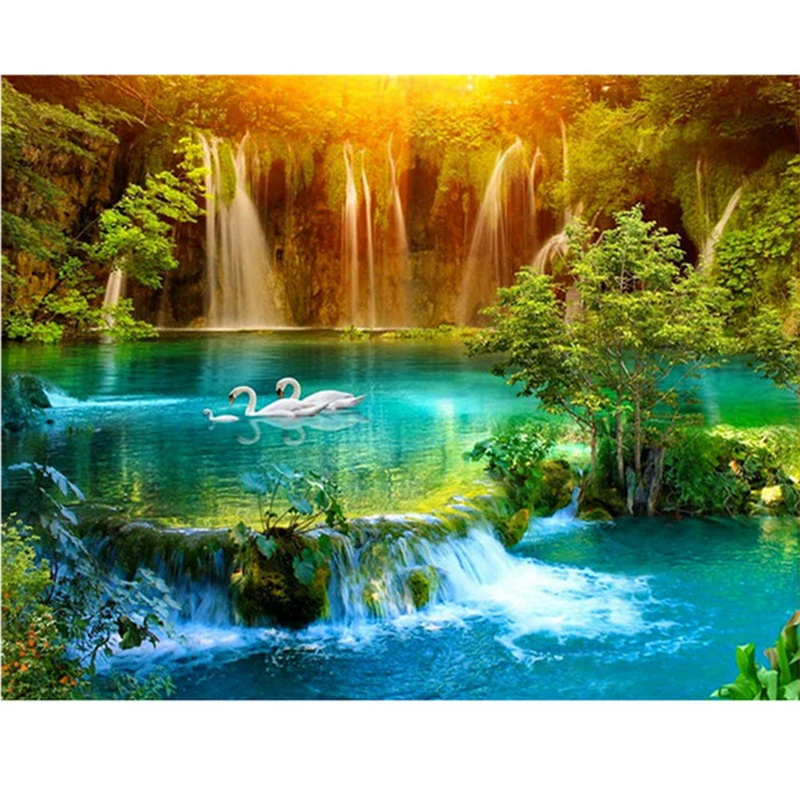 Full Square,Round 5D DIY Diamond Painting"waterfall" 3D Embroidery Rhinestone Cross Stitch kit Children's handmade puzzle Gift
Full Square,Round 5D DIY Diamond Painting"waterfall" 3D Embroidery Rhinestone Cross Stitch kit Children's handmade puzzle Gift