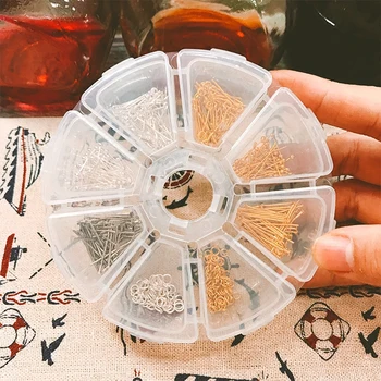 Kit Box Settings Jump rings Eye Pins Flat Pins Ball Pins Set DIY Tool for Jewelry Findings Accessories Making
Kit Box Settings Jump rings Eye Pins Flat Pins Ball Pins Set DIY Tool for Jewelry Findings Accessories Making