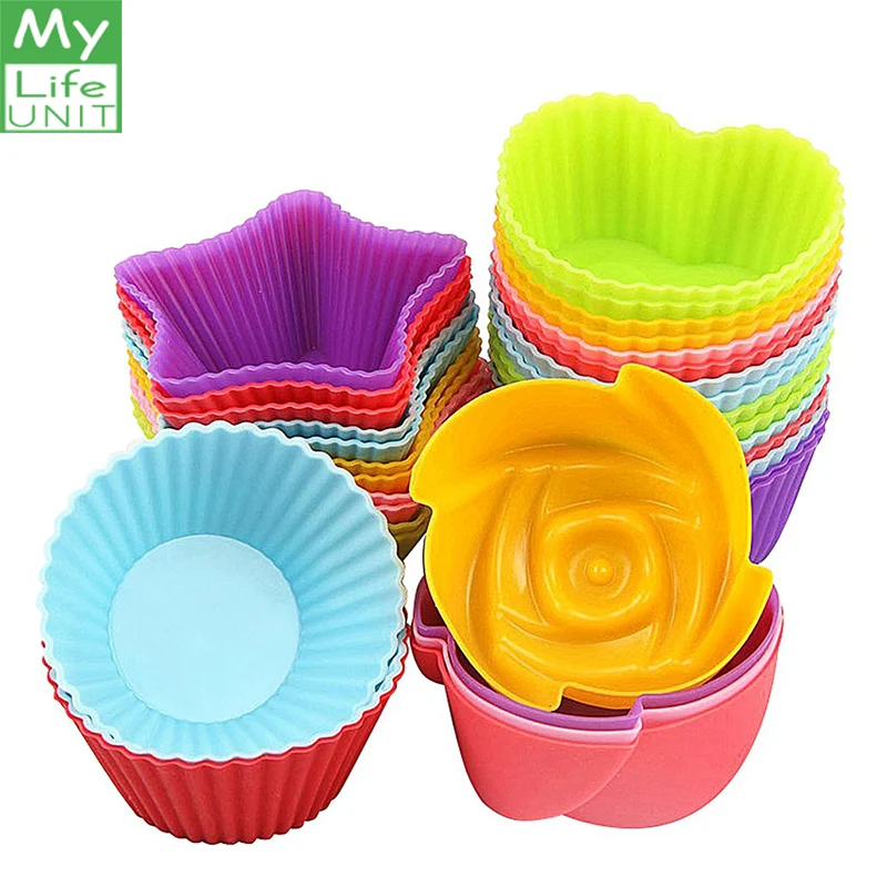 MYLFEUNIT Muffin Silicone Mold Bakeware Cupcake Liners Nonstick DIY Baking Cake Tray Decorating Tools 24 Pcs
MYLFEUNIT Muffin Silicone Mold Bakeware Cupcake Liners Nonstick DIY Baking Cake Tray Decorating Tools 24 Pcs