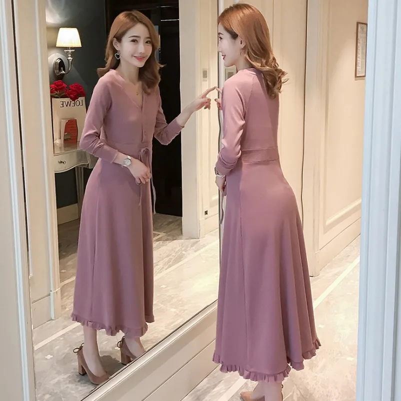 Maternity Knitted Dress Autumn Winter Slim Breastfeeding Dress Clothes For Pregnant Women Elegant Pregnancy Nursing Outfits
Maternity Knitted Dress Autumn Winter Slim Breastfeeding Dress Clothes For Pregnant Women Elegant Pregnancy Nursing Outfits