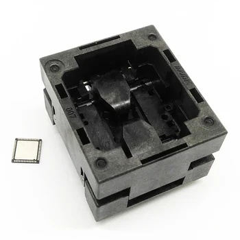 QFN56 MLF56 Burn in Socket Open Top Pogo Pin IC Test Socket Pitch 0.35mm Chip Size 6*6 Flash Adapter Programming Socket Block
QFN56 MLF56 Burn in Socket Open Top Pogo Pin IC Test Socket Pitch 0.35mm Chip Size 6*6 Flash Adapter Programming Socket Block