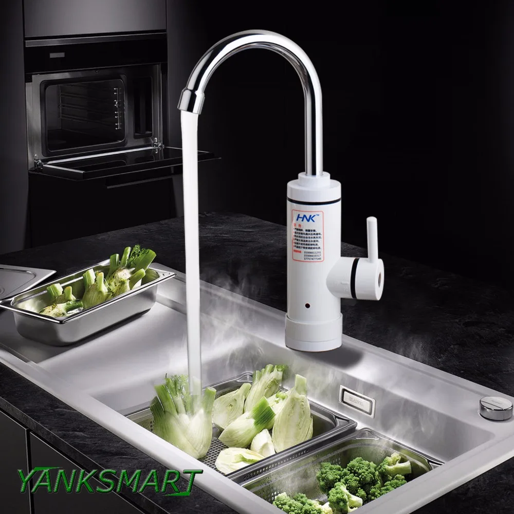 YANKSMART Electric Instant Tankless Auto Heater Faucet Kitchen Hot Water Cold Filtration Heat Water Tap
YANKSMART Electric Instant Tankless Auto Heater Faucet Kitchen Hot Water Cold Filtration Heat Water Tap