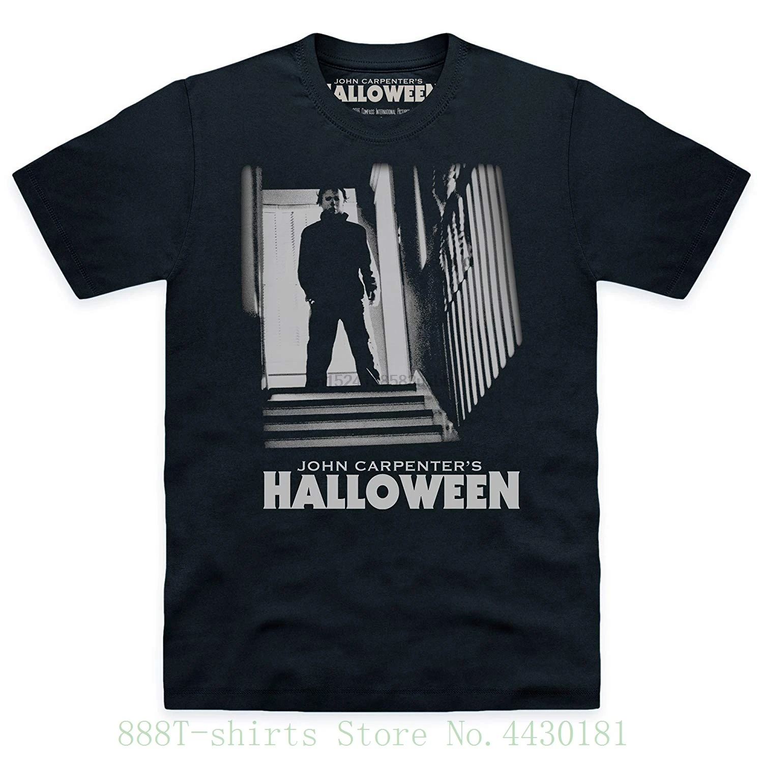 Shotdeadinthehead Official Halloween T Shirt Michael Myers Stairs Pour Homme Men's High Quality Tees
Shotdeadinthehead Official Halloween T Shirt Michael Myers Stairs Pour Homme Men's High Quality Tees