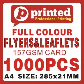 A4 Flyers Leaflet Double Sided Full Color 157gsm Artpaper - 1000pcs Free Design FREE shipping
A4 Flyers Leaflet Double Sided Full Color 157gsm Artpaper - 1000pcs Free Design FREE shipping