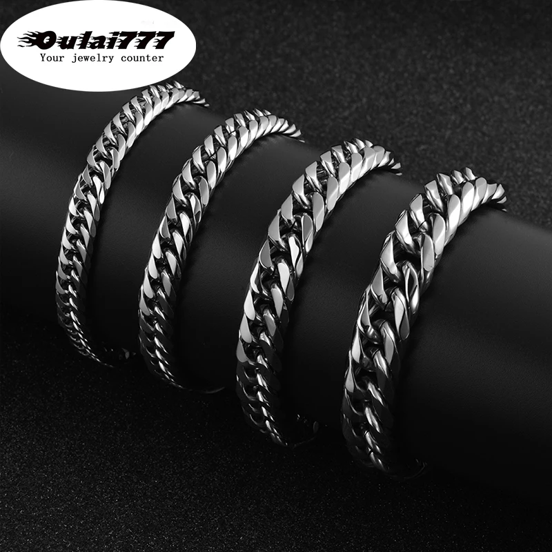 2019 wholesale stainless steel polishing mens bracelet male cuban link chain on hand accessories man's chain bracelet men\x27s
2019 wholesale stainless steel polishing mens bracelet male cuban link chain on hand accessories man's chain bracelet men\x27s