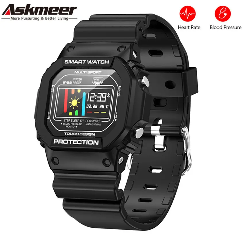 ASKMEER X12 Smart Watch Women Men Call Message Reminder IP68 Waterproof Fitness Tracker Heart Rate Monitor Digital Smartwatch
ASKMEER X12 Smart Watch Women Men Call Message Reminder IP68 Waterproof Fitness Tracker Heart Rate Monitor Digital Smartwatch