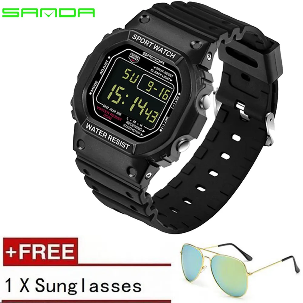 2018 Military Electronic Wrist Watch Sport Top Brand Sanda Digital Wristwatches Men G Style Shock Watch Waterproof 329
2018 Military Electronic Wrist Watch Sport Top Brand Sanda Digital Wristwatches Men G Style Shock Watch Waterproof 329