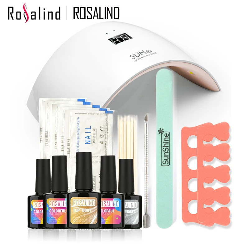 Rosalind New Arrival 10ML UV Gel Kit Soak-off Gel Polish Gel Nail Kit Nail Art Tools Sets Kits SUN9C Manicure Set
Rosalind New Arrival 10ML UV Gel Kit Soak-off Gel Polish Gel Nail Kit Nail Art Tools Sets Kits SUN9C Manicure Set