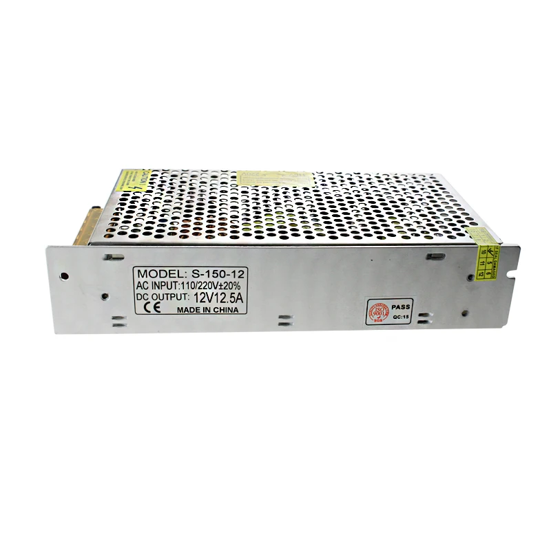 12.5A 150W AC/DC adapter transformers switch for LED Strip 5050/3528 RGB ceiling Light bulb Driver Power Supply 90V-220V
12.5A 150W AC/DC adapter transformers switch for LED Strip 5050/3528 RGB ceiling Light bulb Driver Power Supply 90V-220V