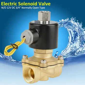 12V Electric Solenoid Valve DC G3/4" N/O Normally Open Type Brass Electric Solenoid Valve for Water Air valvula
12V Electric Solenoid Valve DC G3/4" N/O Normally Open Type Brass Electric Solenoid Valve for Water Air valvula