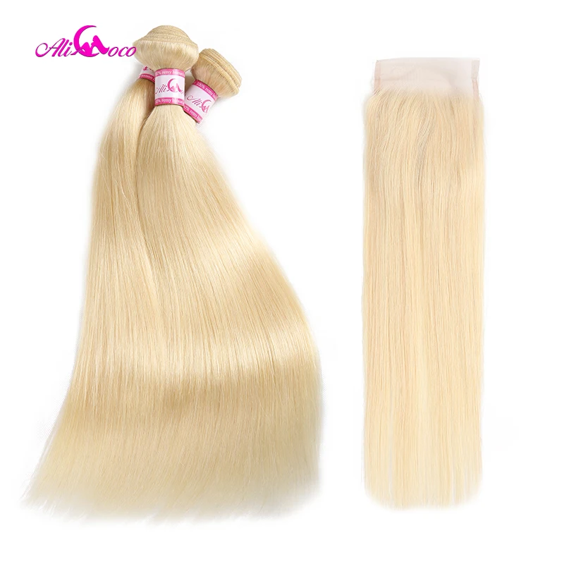Ali Coco Brazilian Straight Blonde Hair 613 Bundles With Closure 10-28 Inch Free Part Remy Human Hair Bundles With Closure
Ali Coco Brazilian Straight Blonde Hair 613 Bundles With Closure 10-28 Inch Free Part Remy Human Hair Bundles With Closure