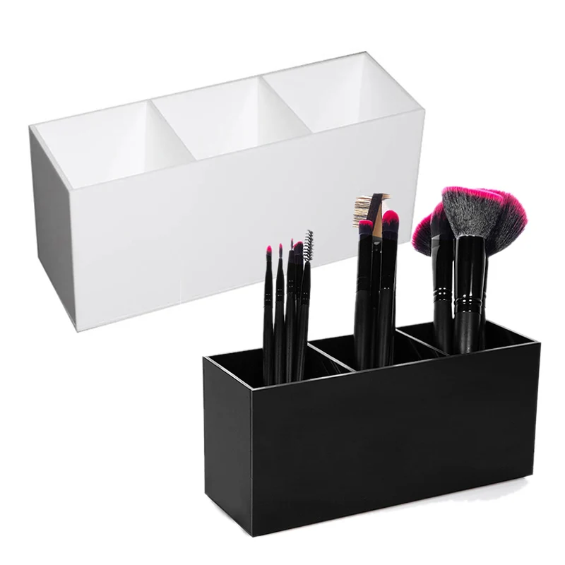 3 Slot Cosmetics Brush Storage Case Acrylic Solid Color Makeup Tools Holder Organizer Box Durable Makeup Tool
3 Slot Cosmetics Brush Storage Case Acrylic Solid Color Makeup Tools Holder Organizer Box Durable Makeup Tool