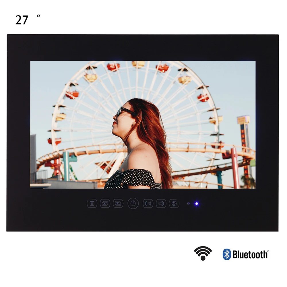 Souria 27 inches Black Bathroom Waterproof LED TV Full HD 1080P Android Smart Television
Souria 27 inches Black Bathroom Waterproof LED TV Full HD 1080P Android Smart Television