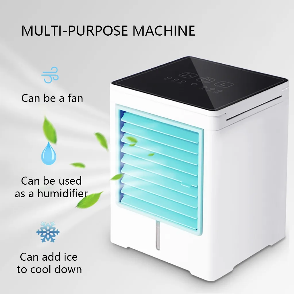 USB Charging Full Screen Feel Smart Mini Portable Air Conditioning Fan Air And Cooling Technology Air Conditioner Fan Filter
USB Charging Full Screen Feel Smart Mini Portable Air Conditioning Fan Air And Cooling Technology Air Conditioner Fan Filter