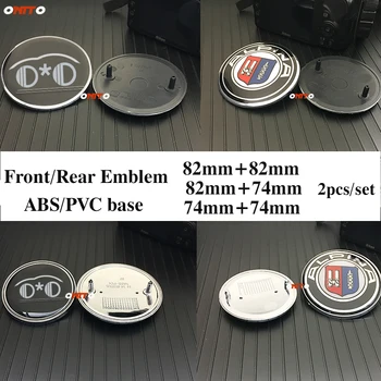 Car Decoration 2PCS 82mm 74mm Front hood Rear Trunk Emblem ABS black base/PVC silvery base For BMW Z3 Z4 E60 E90 F10 F30 X6 X4
Car Decoration 2PCS 82mm 74mm Front hood Rear Trunk Emblem ABS black base/PVC silvery base For BMW Z3 Z4 E60 E90 F10 F30 X6 X4