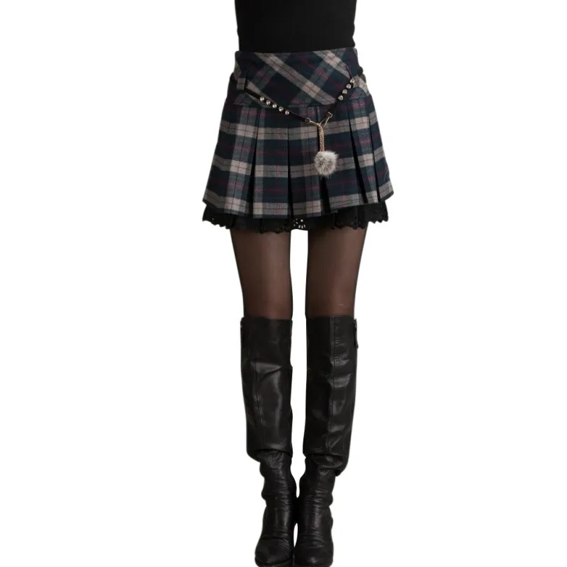 New Spring Autumn Plaid Short Student Skirt Girls Fashion Plus Size High Waist Pleated Mini School Skirt
New Spring Autumn Plaid Short Student Skirt Girls Fashion Plus Size High Waist Pleated Mini School Skirt