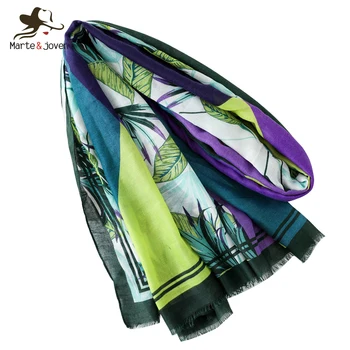 Marte&Joven Fashion Women Leaf Print Scarf Comfortable Spring Autumn Wrap Shawl Oversize 180*90CM Pashmina Female
Marte&Joven Fashion Women Leaf Print Scarf Comfortable Spring Autumn Wrap Shawl Oversize 180*90CM Pashmina Female
