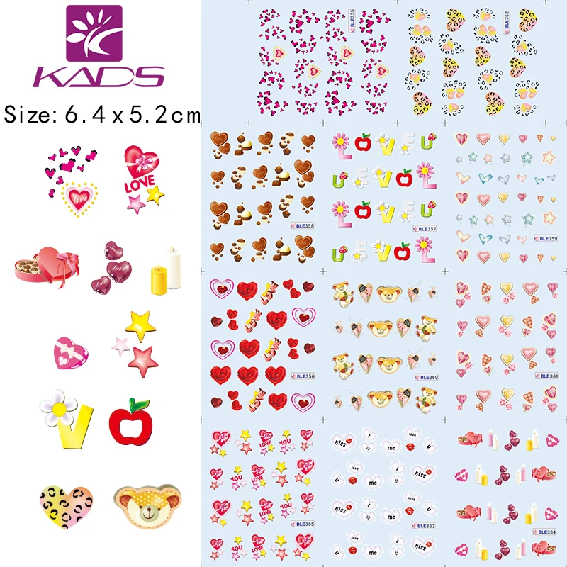 KADS Nail Decal Valentine's Day Series Nail Art Nail Sticker stickers for nails Water Transfer Stickers Manicure Tools decal
KADS Nail Decal Valentine's Day Series Nail Art Nail Sticker stickers for nails Water Transfer Stickers Manicure Tools decal