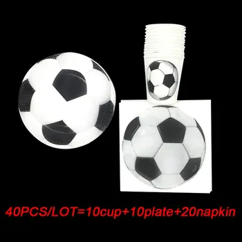 Birthday Party Disposable Table Sets Supplies Football Theme Party Decoration Supplies Plate Cup Banner Disposable Tableware Set 
Birthday Party Disposable Table Sets Supplies Football Theme Party Decoration Supplies Plate Cup Banner Disposable Tableware Set