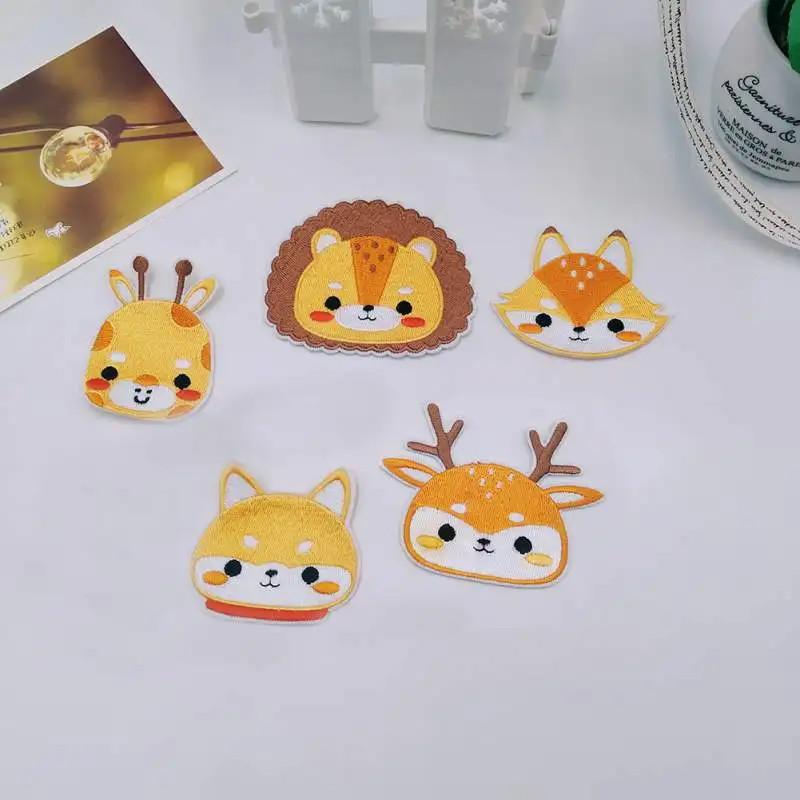 Cartoon Animal Collection Embroidery Cloth Stickers DIY Frog, Lion, Deer, Rabbit, Kitten, Puppy, Fox Cute Garment Accessories
Cartoon Animal Collection Embroidery Cloth Stickers DIY Frog, Lion, Deer, Rabbit, Kitten, Puppy, Fox Cute Garment Accessories