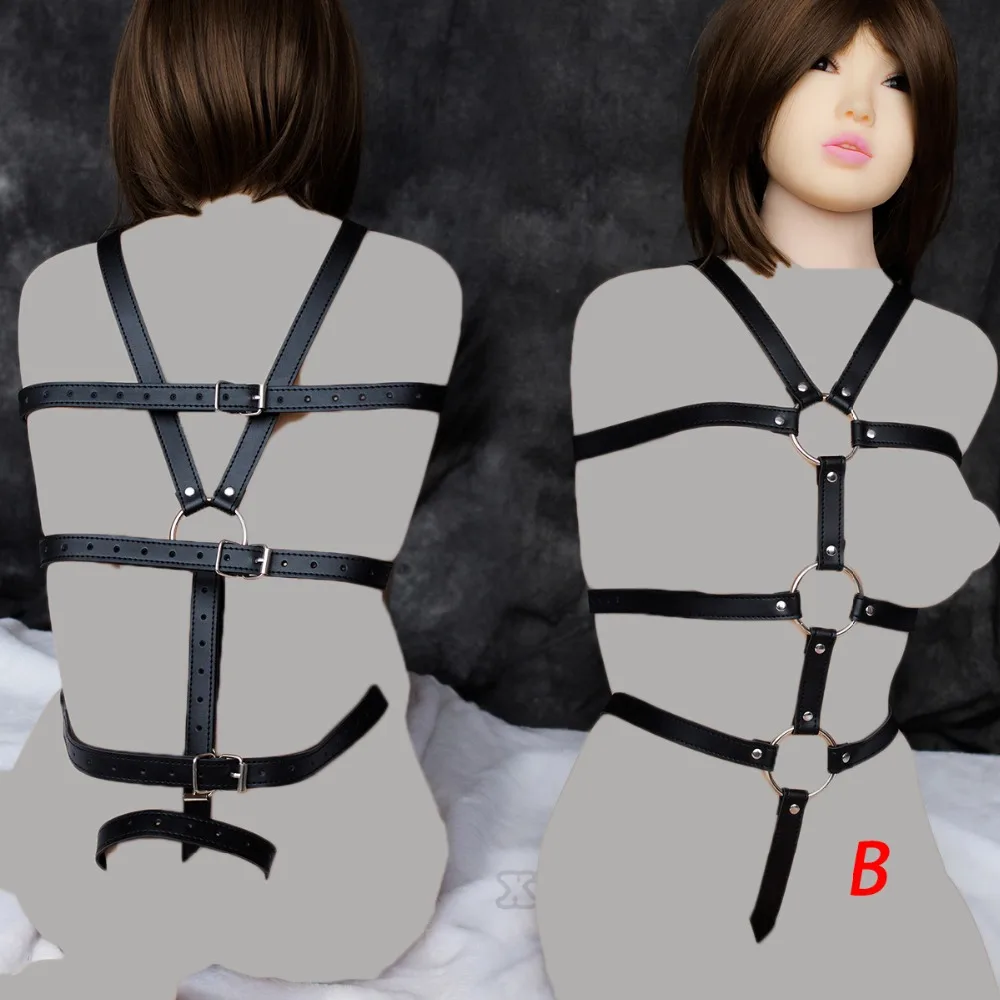 Шлейка-сбруя «Ребел» купить со скидкой в секс шопе  Фетиш и BDSM  Фетиш-белье