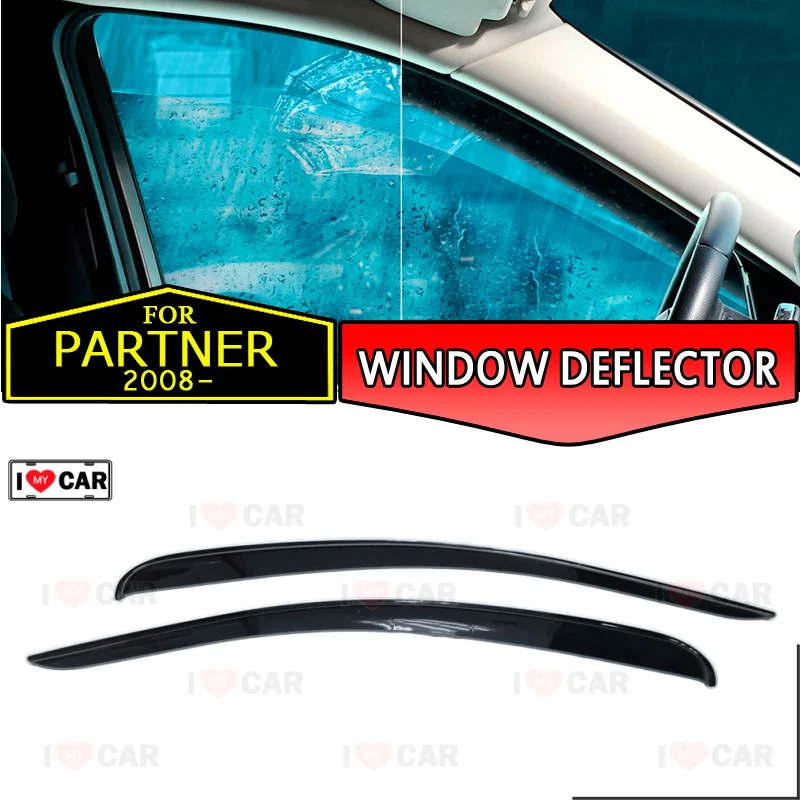 Window deflectors for Peugeot Partner 2008- car window deflector wind guard vent sun rain visor cover car styling
Window deflectors for Peugeot Partner 2008- car window deflector wind guard vent sun rain visor cover car styling