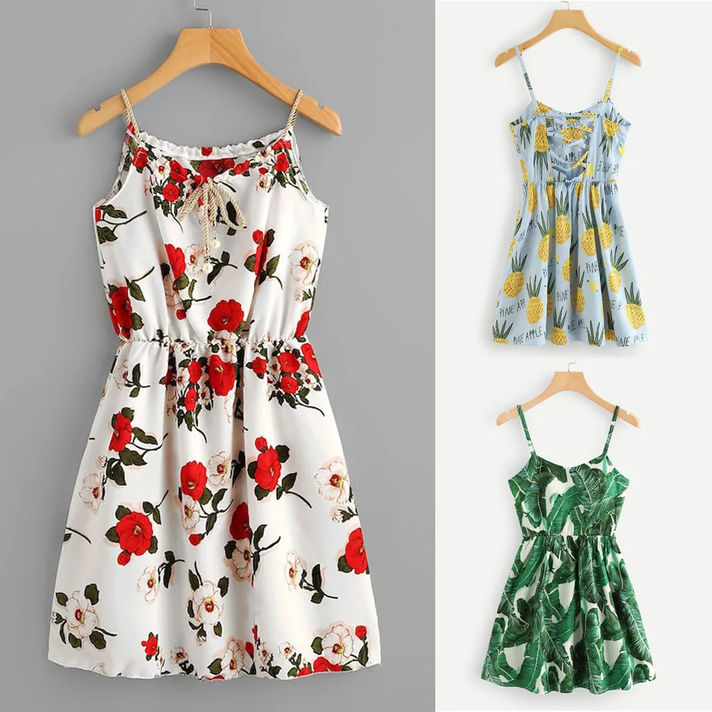 Women Dress 2019 Fashion Women Floral Printed Cami Bandage Hollow Out Elastic Waist Mini Dress Party Dress Vestidos Plus Size
Women Dress 2019 Fashion Women Floral Printed Cami Bandage Hollow Out Elastic Waist Mini Dress Party Dress Vestidos Plus Size