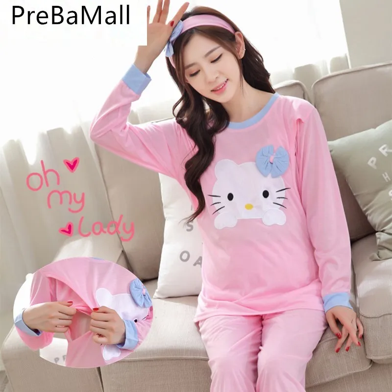 Cotton Long Sleeve Nursing Clothes Winter Nursing Pajamas Pregnant Pyjama Breastfeeding Pregnancy Gravidity Nightgrown B0514
Cotton Long Sleeve Nursing Clothes Winter Nursing Pajamas Pregnant Pyjama Breastfeeding Pregnancy Gravidity Nightgrown B0514