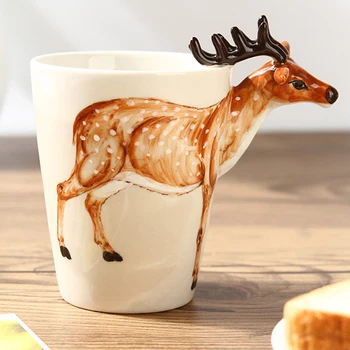 3D Animal Ceramic Water Cup Hand-Painted Coffee Mug Creative Tea Milk Drinking Cup For Home Office Novelty Gifts (Sika Deer)
3D Animal Ceramic Water Cup Hand-Painted Coffee Mug Creative Tea Milk Drinking Cup For Home Office Novelty Gifts (Sika Deer)