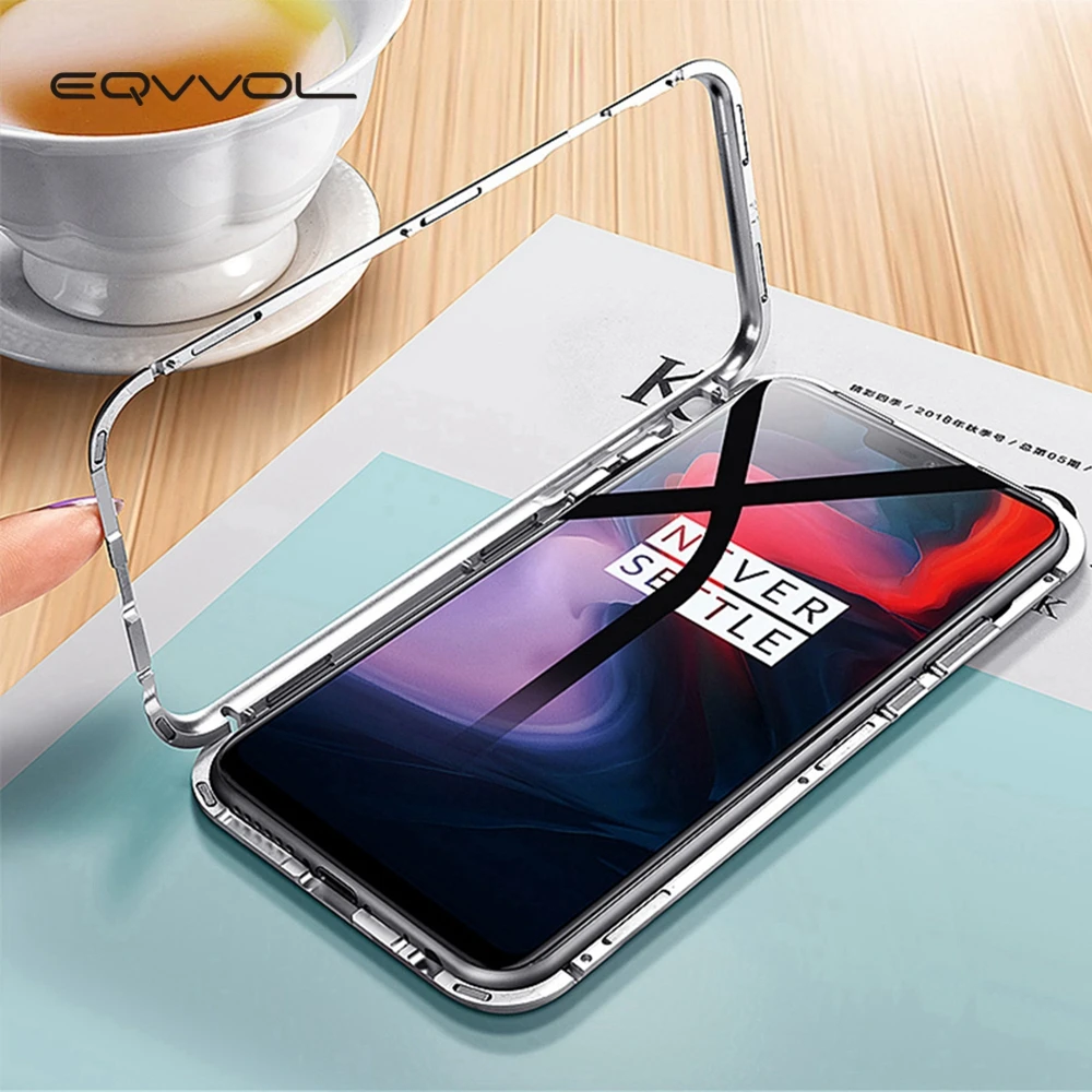 Eqvvol Magnetic Adsorption Metal Case For Oneplus 5T 6 6T 7 Pro Tempered Glass Back Magnet Cover For One Plus 6 6T 7 Pro Cases
Eqvvol Magnetic Adsorption Metal Case For Oneplus 5T 6 6T 7 Pro Tempered Glass Back Magnet Cover For One Plus 6 6T 7 Pro Cases