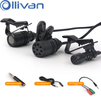 Portable Mini Lavalier Microphone Condenser lapel microphones Tie Clip Audio Mic For Computer PC Phone Laptop Camera Add Adapter
Portable Mini Lavalier Microphone Condenser lapel microphones Tie Clip Audio Mic For Computer PC Phone Laptop Camera Add Adapter