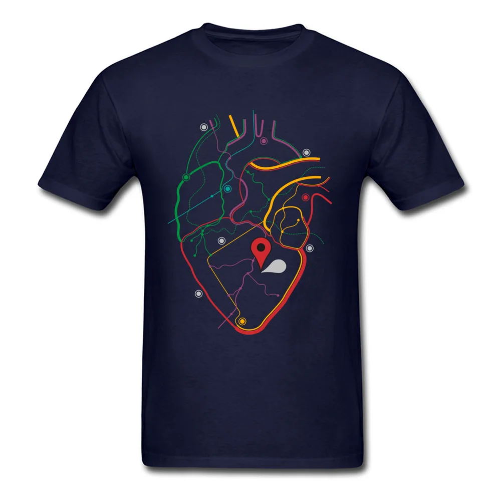 Prevailing You Are Here Leisure T Shirt Crewneck Cotton Fabric Man Tops Shirts Short Sleeve Summer Fall Leisure Sweatshirts You Are Here navy