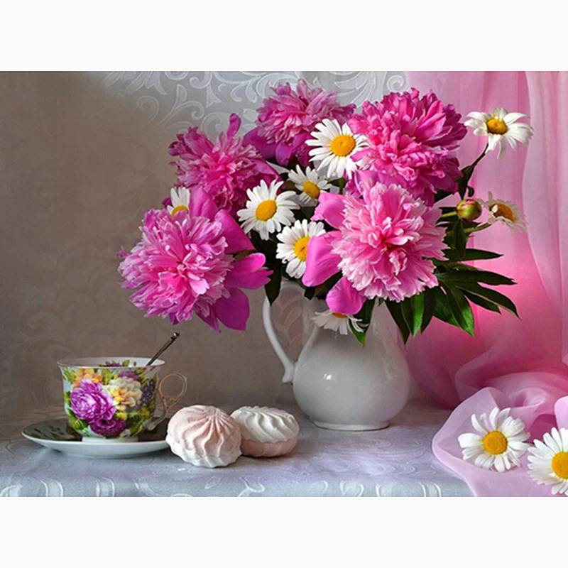 Daisy flower vase 3D Diamond Painting Cross Stitch Pattern 5D Diamond Embroidery Mosaic Resin Full Drill Home Decor DIY Painting
Daisy flower vase 3D Diamond Painting Cross Stitch Pattern 5D Diamond Embroidery Mosaic Resin Full Drill Home Decor DIY Painting