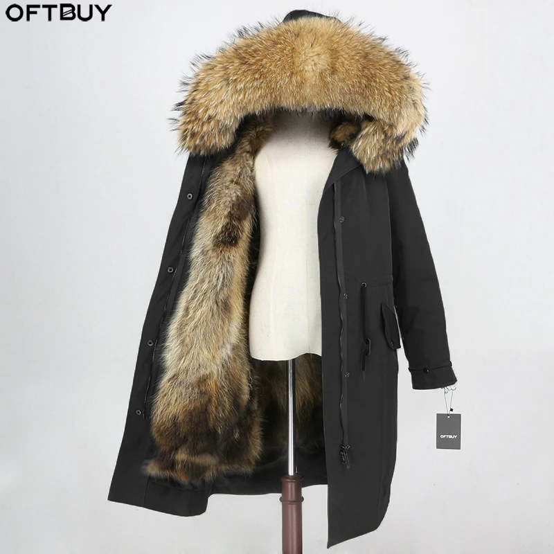 OFTBUY X-long Parka Waterproof Outerwear Winter Jacket Women Natural Raccoon Fur Hood Fox Fur Liner Real Fur Coat Detachable
OFTBUY X-long Parka Waterproof Outerwear Winter Jacket Women Natural Raccoon Fur Hood Fox Fur Liner Real Fur Coat Detachable