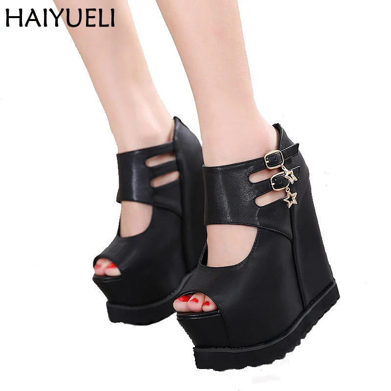 14cm Heels 6cm High Platform Woman Wedge Sandals Punk Style Women Wedge Shoes High Heel Gladiator Sandals Women
14cm Heels 6cm High Platform Woman Wedge Sandals Punk Style Women Wedge Shoes High Heel Gladiator Sandals Women