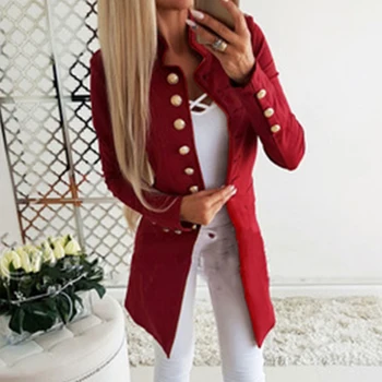 Autumn Fashion Single-breasted Stand-up Suit Jacket Girl Long Sleeve Slim Casual Suit Lady Stitching Irregular Women's Clothing
Autumn Fashion Single-breasted Stand-up Suit Jacket Girl Long Sleeve Slim Casual Suit Lady Stitching Irregular Women's Clothing