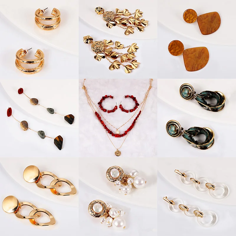 Miwens 2019 Za All New 27 Designs Resin Stone Metal Maxi Drop Hoop Earrings Women Big Long Boho Fashion Earring Jewelry A362
Miwens 2019 Za All New 27 Designs Resin Stone Metal Maxi Drop Hoop Earrings Women Big Long Boho Fashion Earring Jewelry A362