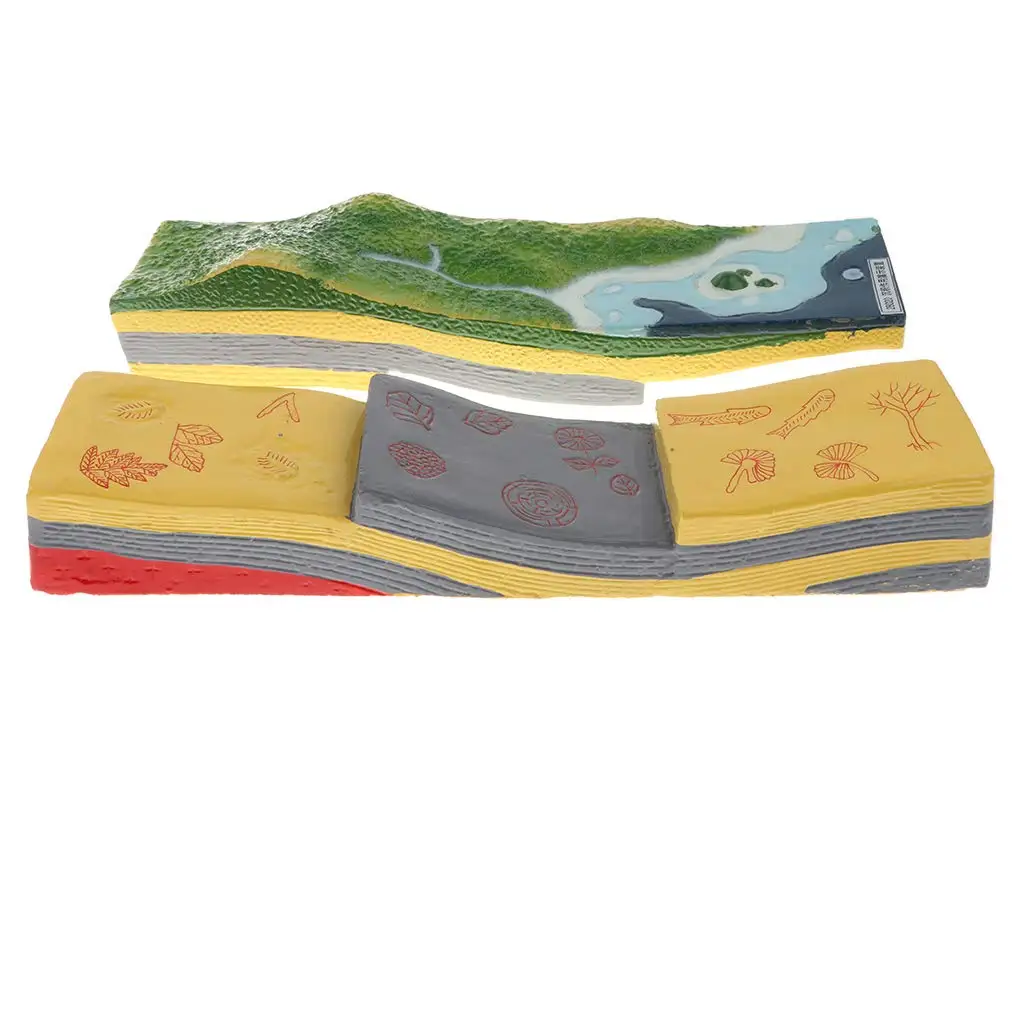 Plastic Terrain Plate Tectonics Model Kit Geology Educational Display Toy 
