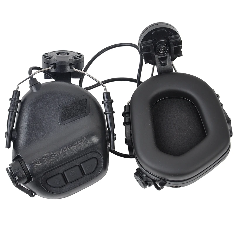 Electronic Hearing Protection Earmuffs (Fast Helmet) Adapted To The Arc Military Helmet Track
Electronic Hearing Protection Earmuffs (Fast Helmet) Adapted To The Arc Military Helmet Track