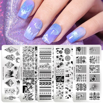 NICOLE DIARY Pineapple Coconut Nail Art Stamp Plates Summer Floral Geometric Design Stamping Template Image Printing Stencil
NICOLE DIARY Pineapple Coconut Nail Art Stamp Plates Summer Floral Geometric Design Stamping Template Image Printing Stencil