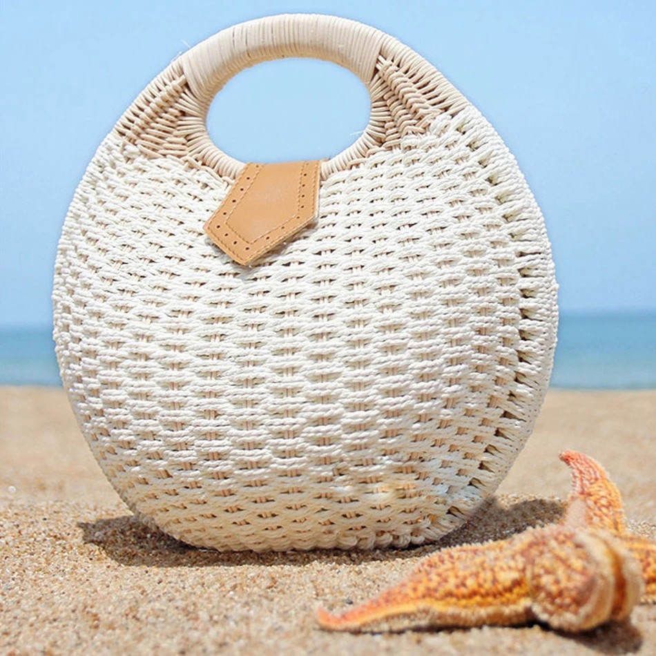 SUNNY BEACH Women Handmade Beach Bag Straw Totes Bag Summer Bags Natural Handbag Lady Girl Bag
SUNNY BEACH Women Handmade Beach Bag Straw Totes Bag Summer Bags Natural Handbag Lady Girl Bag