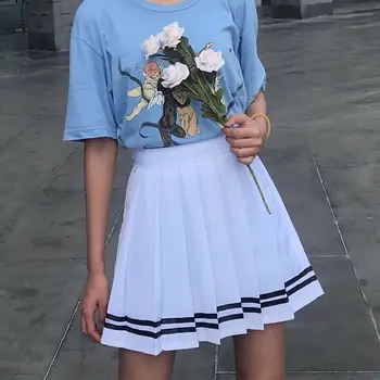 XS-5XL 2 Color New Summer Preppy Style Mini Women Skirt High Waist Striped Pleated Skirt Sailor Navy Cosplay Uniform Skirt
XS-5XL 2 Color New Summer Preppy Style Mini Women Skirt High Waist Striped Pleated Skirt Sailor Navy Cosplay Uniform Skirt
