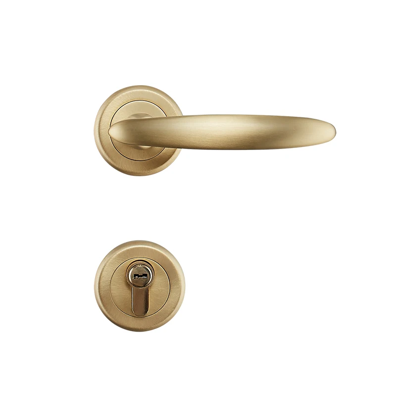 1 set/ gold Silent indoor round door lock modern bathroom double open mother ordinary door lock
1 set/ gold Silent indoor round door lock modern bathroom double open mother ordinary door lock