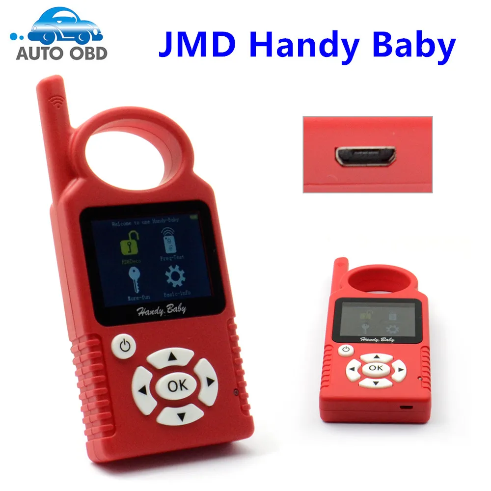 Origina JMD Handy Baby Auto Key Programmer Handy Baby Caby Hand-held Copy for 4D/46/48 CBAY Chip plus G Chip Copy Function
Origina JMD Handy Baby Auto Key Programmer Handy Baby Caby Hand-held Copy for 4D/46/48 CBAY Chip plus G Chip Copy Function